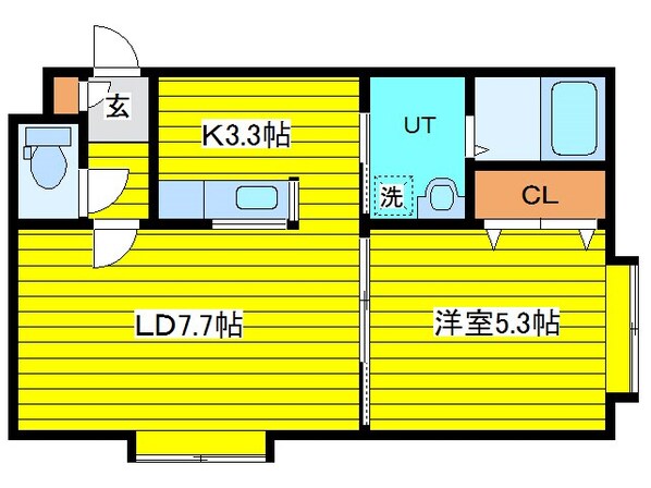 元町駅 徒歩6分 2階の物件間取画像